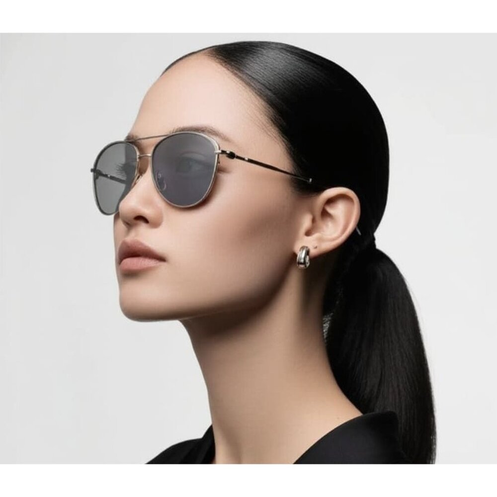 NEW BURBERRY BE3157 1005/8V UNISEX SILVER SUNGLASSES BURBERRY BE3157 10058V - Picture 3 of 11